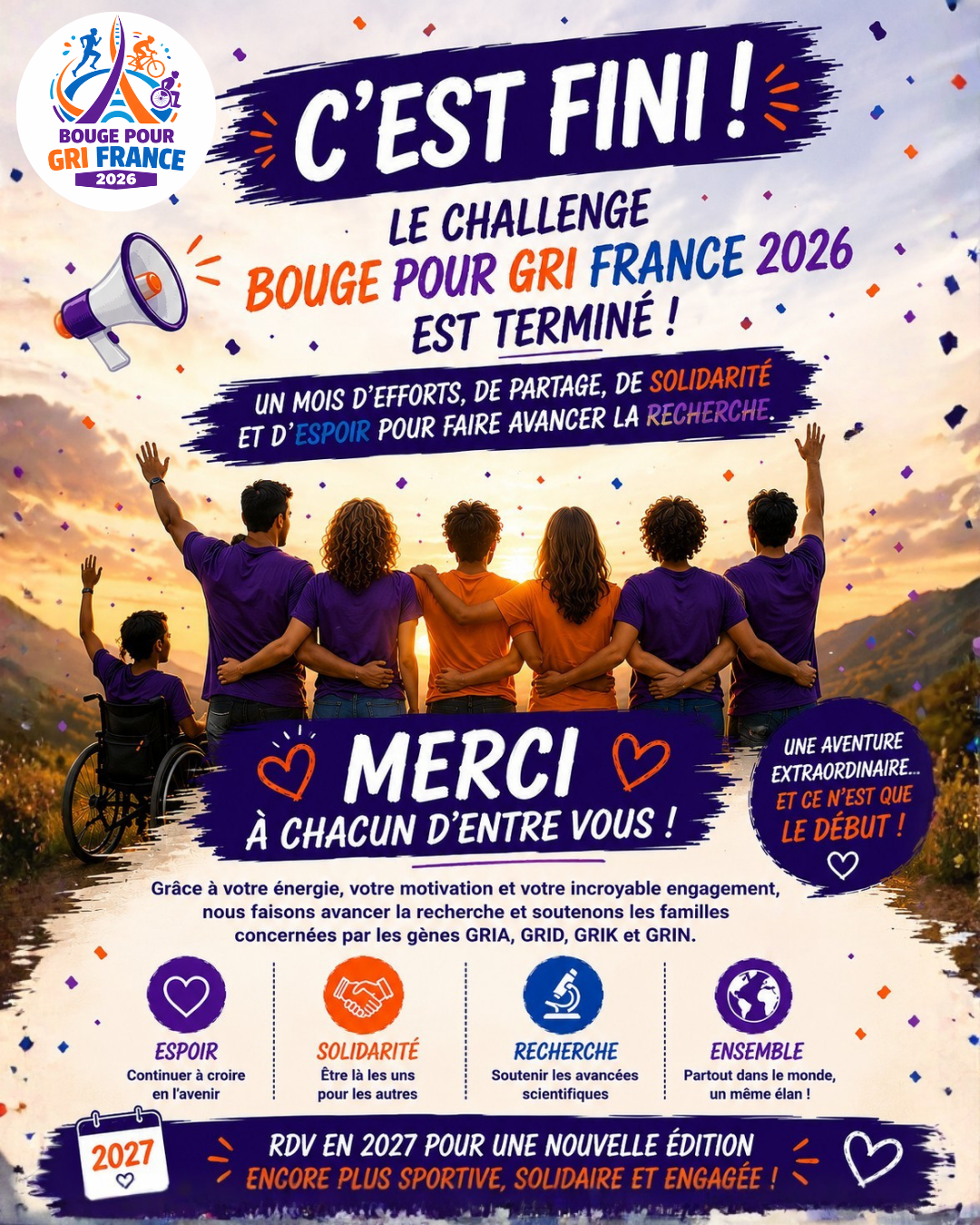 Lire la suite à propos de l’article ✨ C&rsquo;EST FINI… ET CE N&rsquo;EST QUE LE DÉBUT ! 💜🧡💙